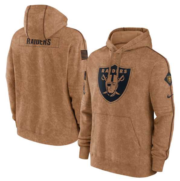Men's Las Vegas Raiders 2023 Brown Salute to Service Pullover Hoodie,We sell and wholesale Men's Las Vegas Raiders 2023 Brown Salute to Service Pullover Hoodie on line form chian!